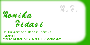 monika hidasi business card